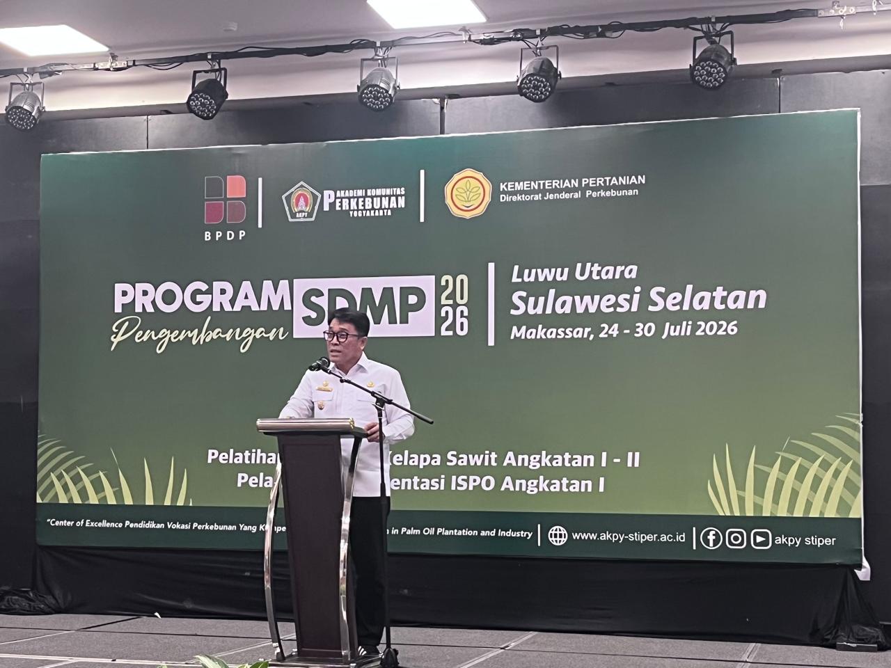 Wakil Bupati Luwu Utara Optimis Pelatihan AKPY, BPDP, dan Ditjenbun Tingkatkan Produktivitas Sawit Rakyat