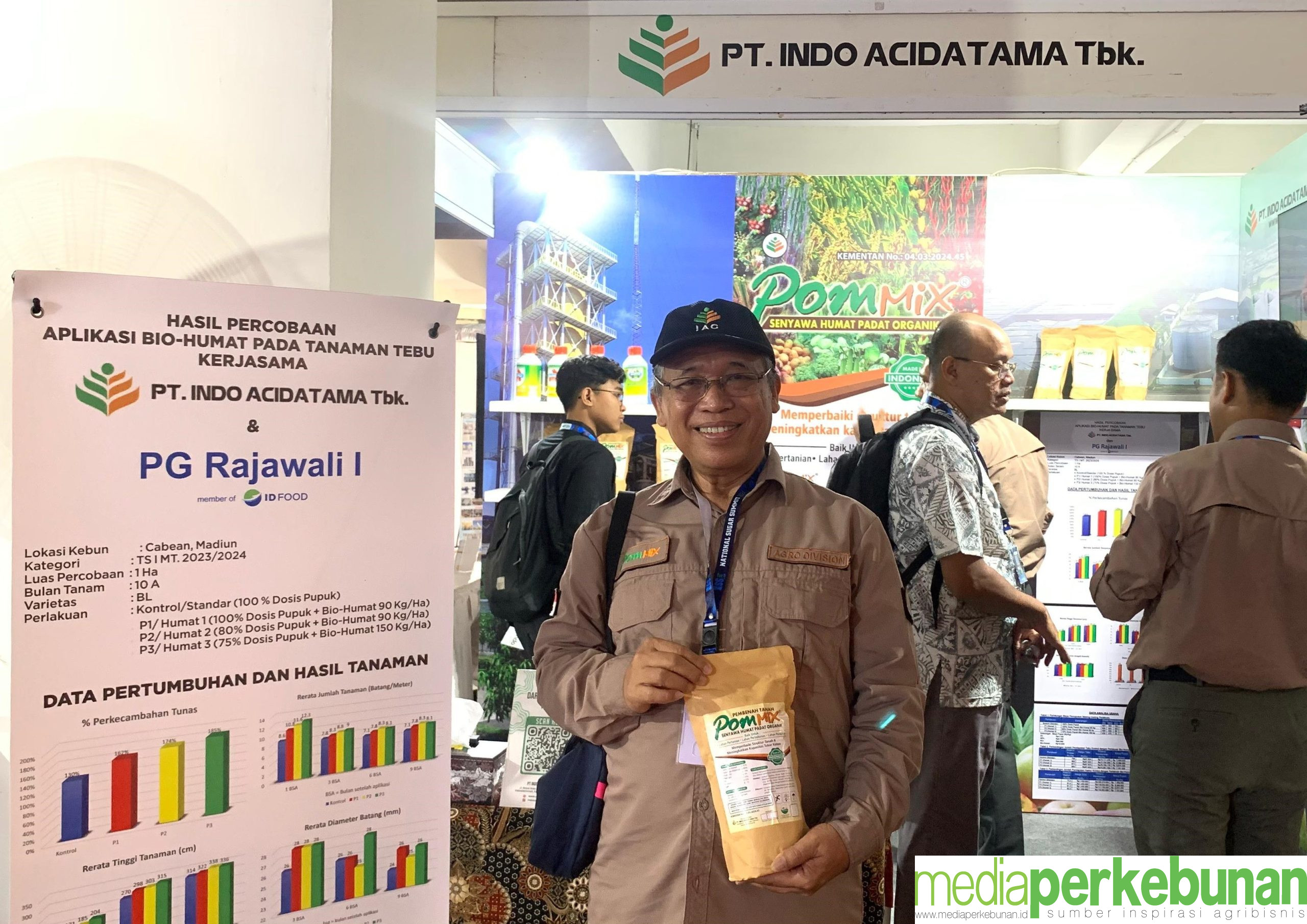 PT. Indo Acidatama Kenalkan Inovasi Senyawa Humat di NSS VII 2024