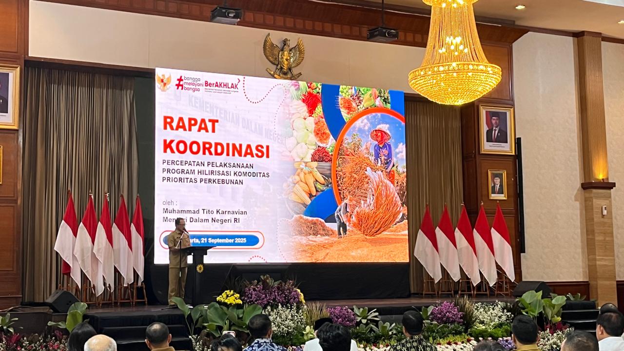 Tito Karnavian: Hilirisasi Perkebunan Jadi Kunci Keluar dari Middle Income Trap