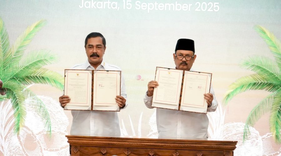 Kemenimipas Seriusi Hilirisasi Kelapa, Kali Ini Teken MoU dengan Kementerian PPN/Bappenas