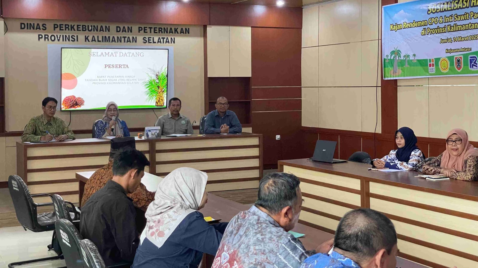 Hasil Kajian PPKS Medan Bakal Dijadikan Rujukan dalam Penetapan Harga TBS Kalsel