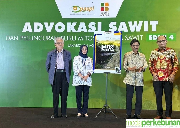 PASPI dan BPDPKS Luncurkan Buku Mitos Vs Fakta Sawit Edisi-4