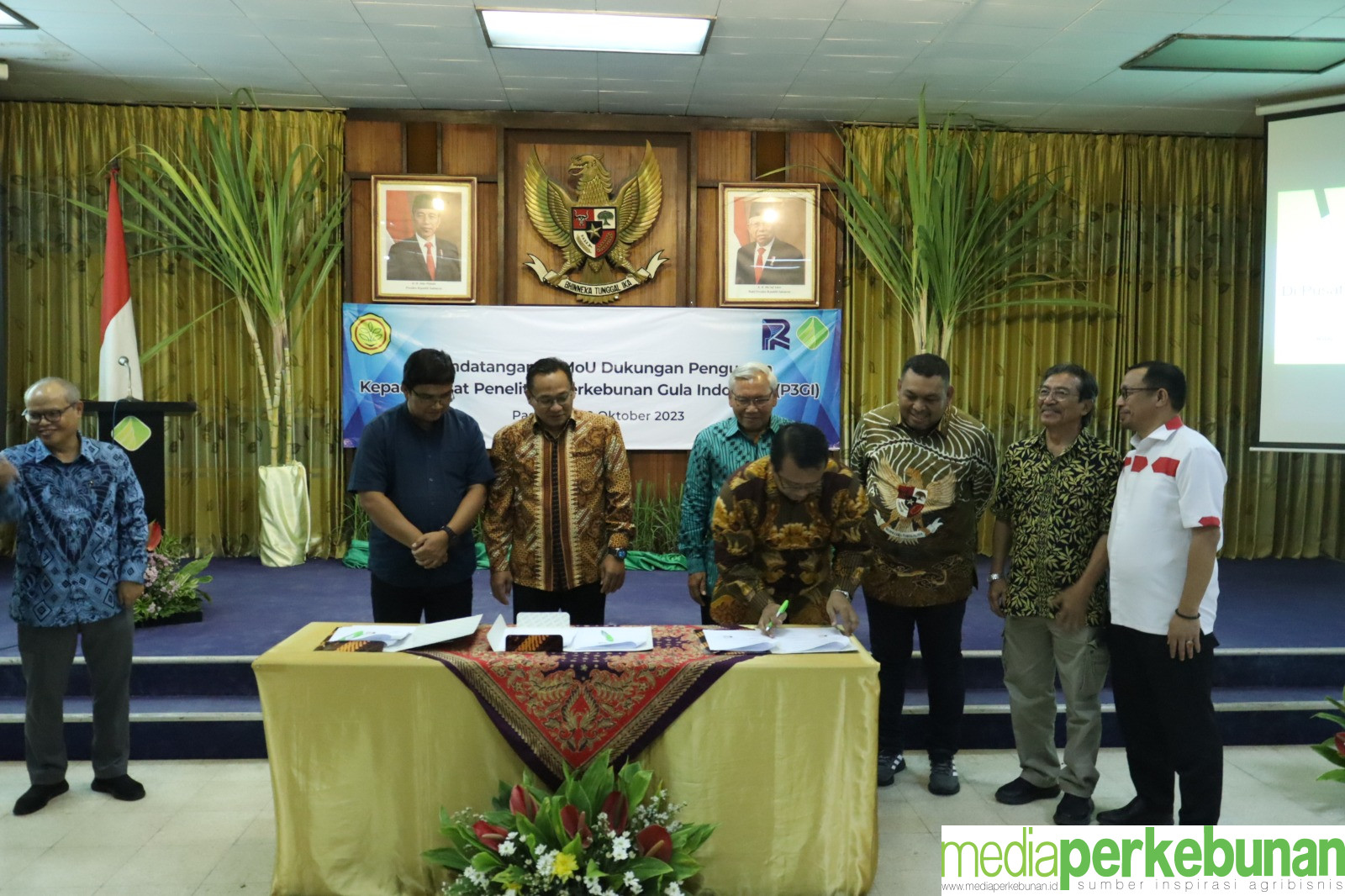 Akselerasi Swasembada Gula,  Dirjenbun Fasilitasi MoU  P3GI dan PG Gunakan  Benih Unggul