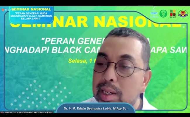 PPKS : 8,7 JUTA GENERASI MUDA SEHARUSNYA JADI DUTA SAWIT INDONESIA