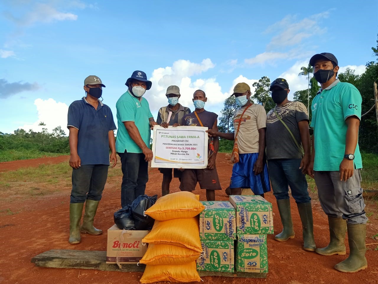 TSE-A Salurkan Bantuan ke Warga Digoel