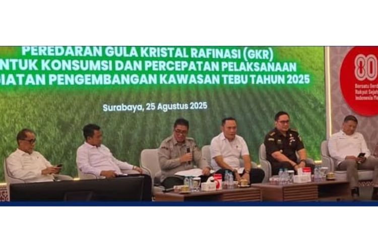 Kejar Target Swasembada Gula, Kementan Perkuat Tata Niaga Gula Nasional