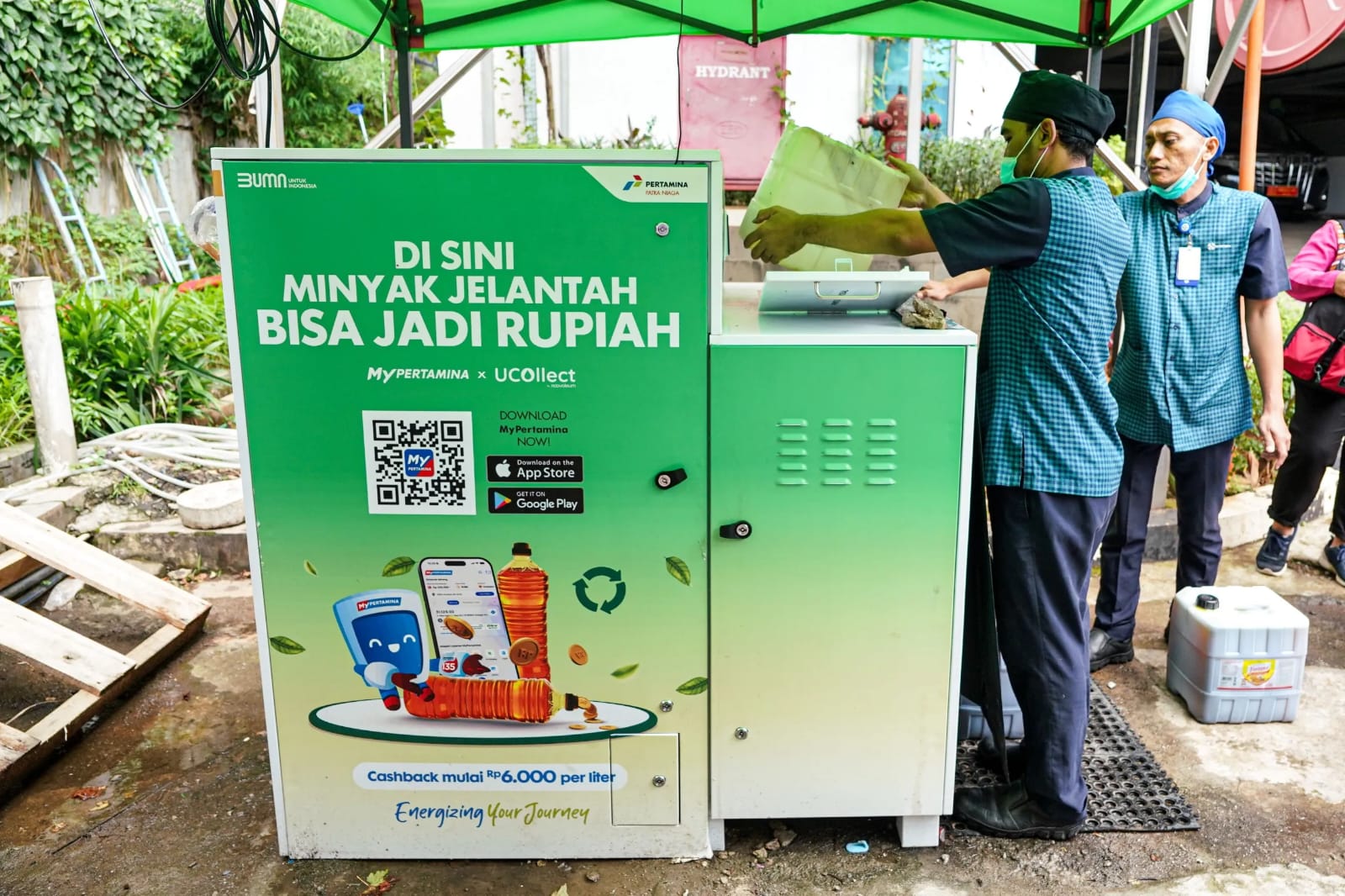 Kotak Penampung Minyak Jelantah Pertamina Diapresiasi