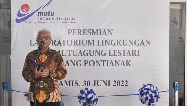Permudah Pengguna Jasa Uji Kualitas Lingkungan, PT Mutuagung Lestari Resmikan Laboratorium Lingkungan ke-5 di Kota Pontianak