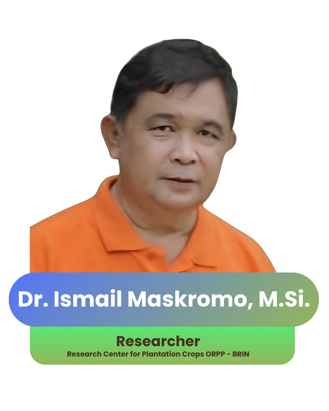 Dr. Ir. Ismail Maskromo, M.Si.