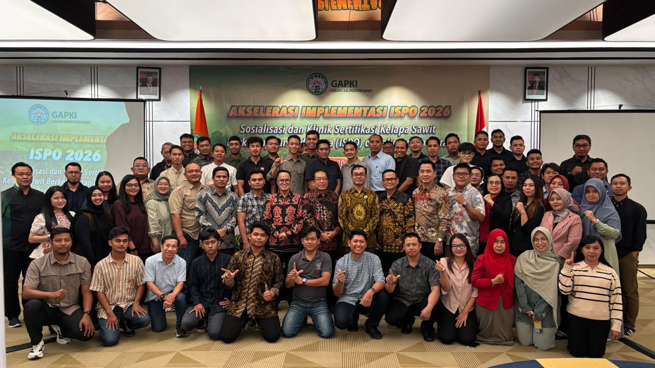 GAPKI Gelar Sosialisasi dan Klinik ISPO di Kalbar, Dorong Percepatan 100 Persen Sertifikasi Anggota