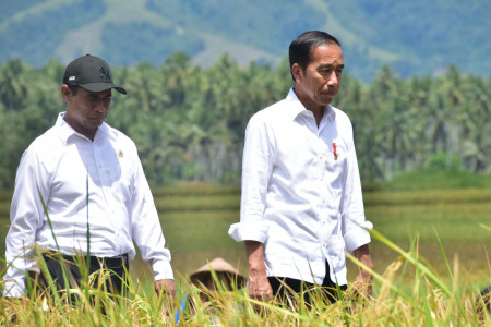 Gebrakan Mentan Amran Dapat Apresiasi dari Presiden Jokowi