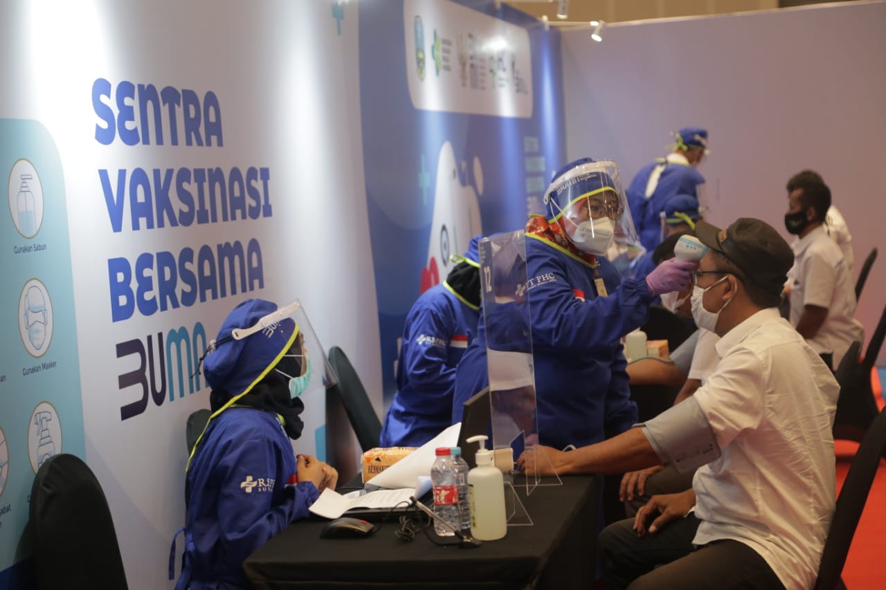 Dukung Percepatan Program Vaksinasi, 1.590 Karyawan PTPN X Telah Divaksin