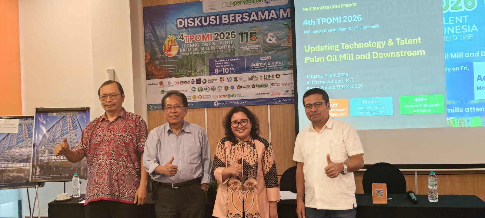 4TH TPOMI 2026 Untuk Atasi Tantangan Pabrik Kelapa Sawit Masa Depan