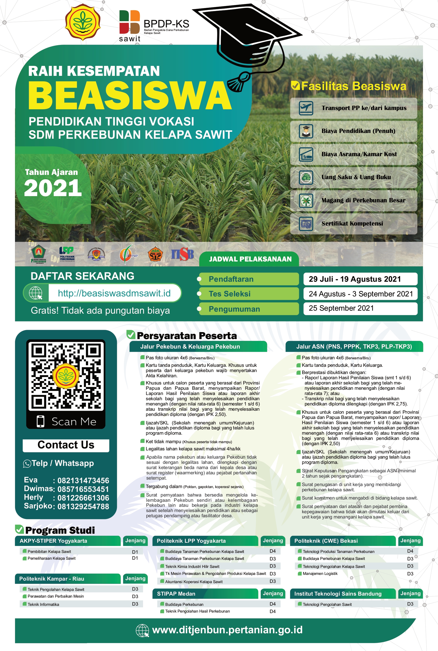 SERTIFIKAT DAN KEANGGOTAAN POKTAN, PERMASALAHAN IKUT BEASISWA SAWIT