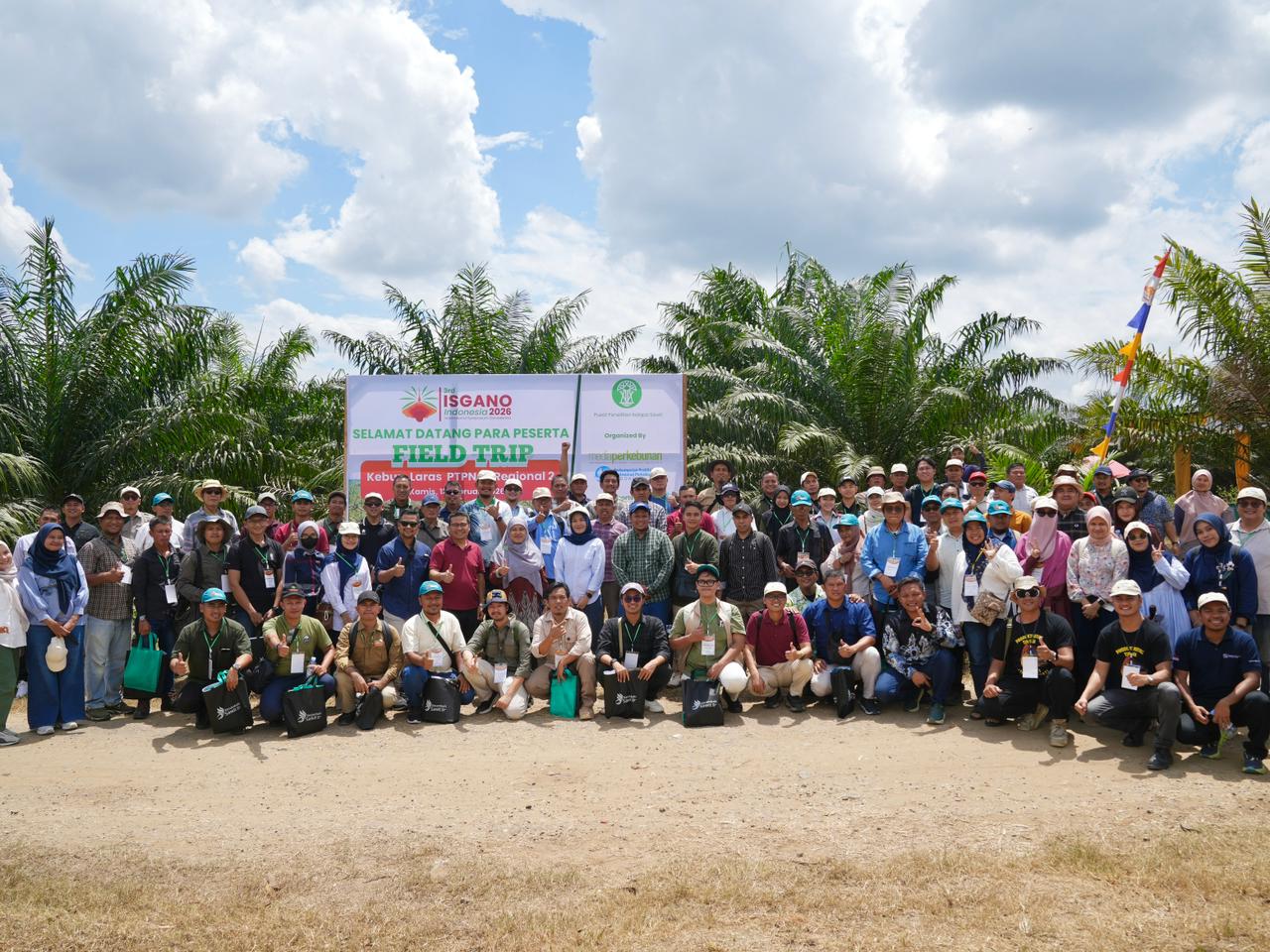 Belajar Langsung di Lapangan, Peserta 3rd ISGANO 2026 Kunjungi Kebun Laras PTPN IV