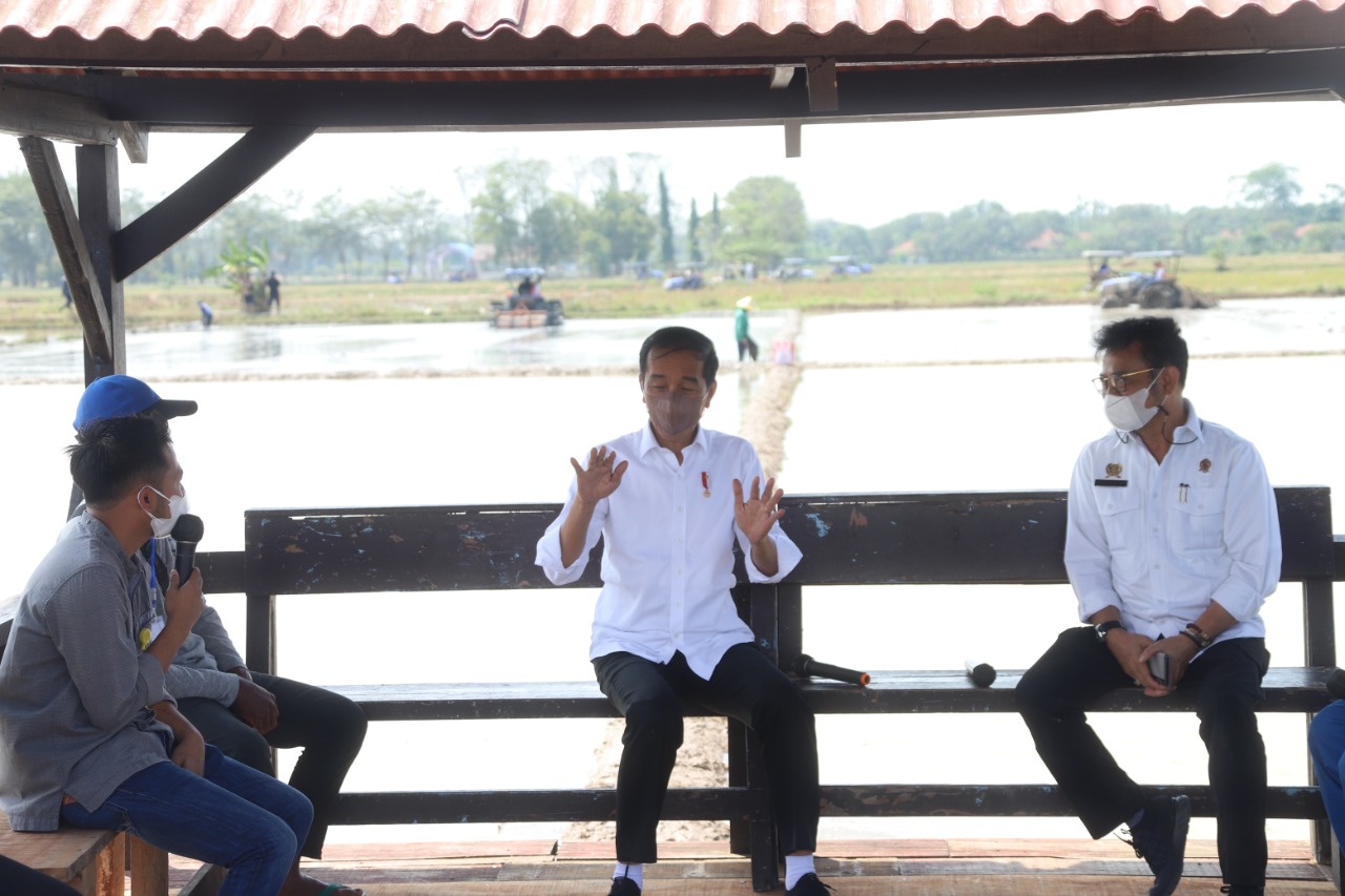 JOKOWI : JANGAN TERGANTUNG PADA BERAS SAJA