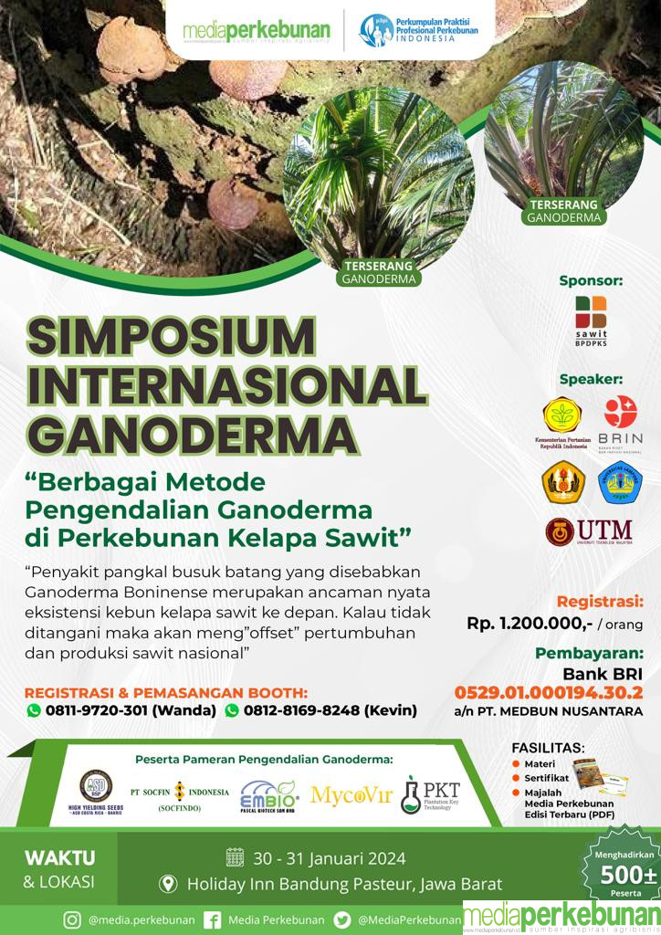 JAGA KEBERLANJUTAN SAWIT, BPDPKS DUKUNG SIMPOSIUM INTERNASIONAL GANODERMA