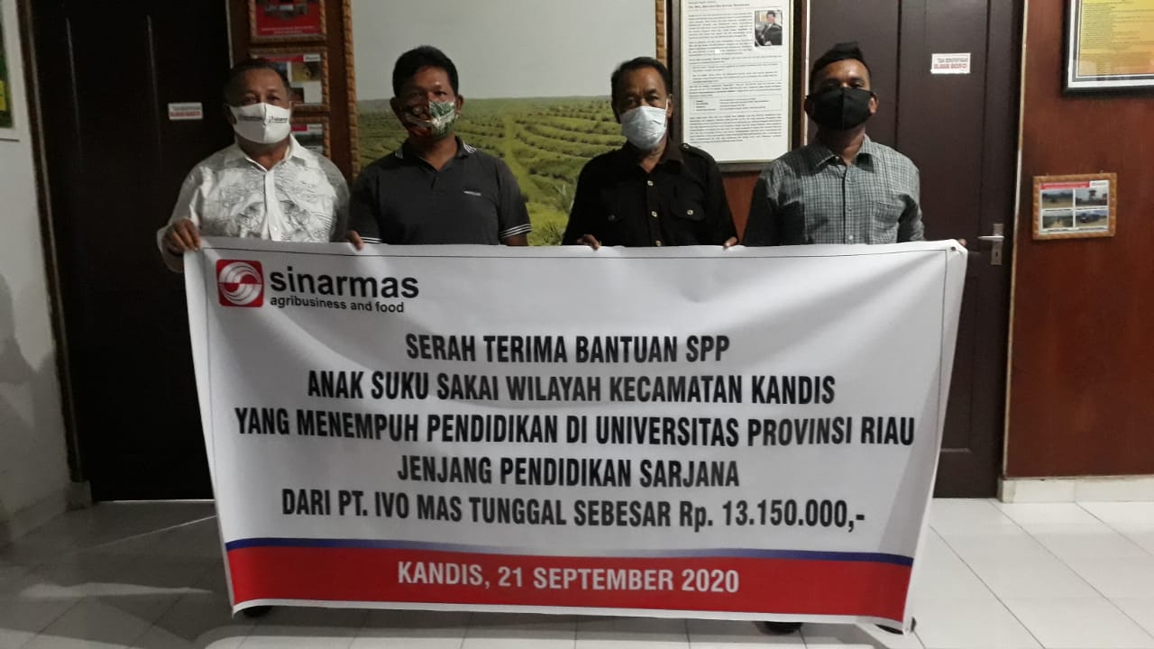 Sinarmas Bantu SPP Anak Suku Sakai