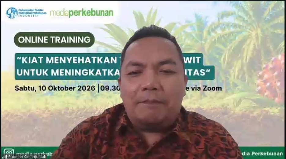 Rudman Simanjuntak P3PI: Interaksi Sifat Fisik, Kimia, dan Biologi Tanah Tentukan Produktivitas Sawit