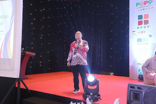 Togu Saragih di 5th IPOSC Soal Pendataan Pekebun Lewat Aplikasi Sawit-Ku