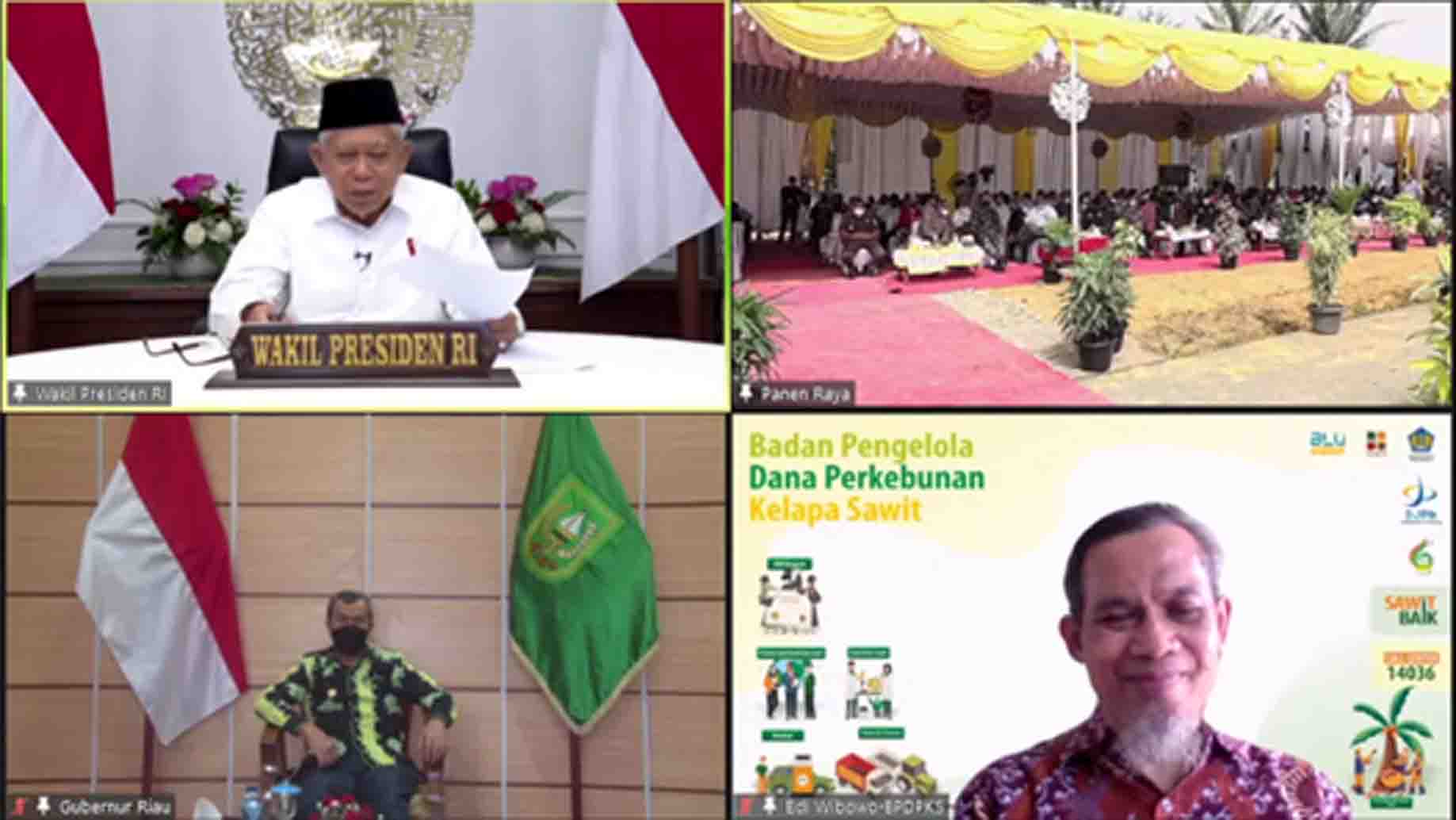 Wapres RI Apresiasi Program Santripreneur Berbasis UKMK Sawit