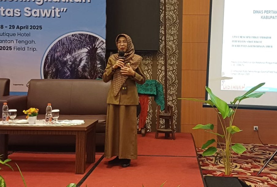 DISTANKP Kotawaringin Timur Percepat Program Peremajaan Sawit Pekebun (PKSP) untuk Tingkatkan Produktivitas