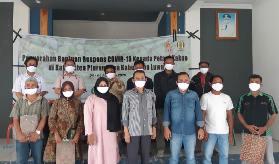 CSP DENGAN ASKINDO BANTU PETANI KAKAO TEBUS PUPUK SUBSIDI