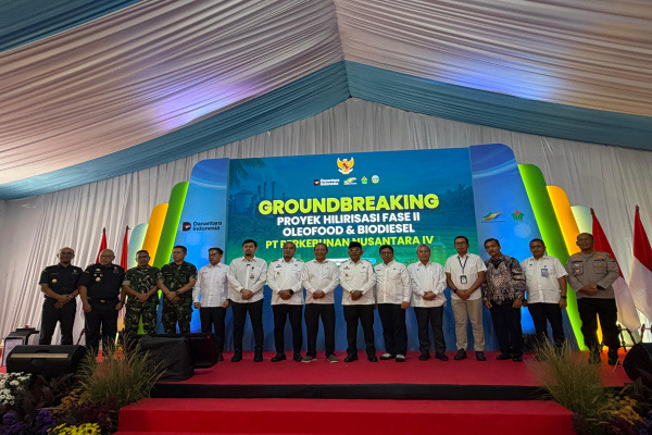Groundbreaking Hilirisasi Perkebunan Perkuat Nilai Tambah dan Ketahanan Nasional