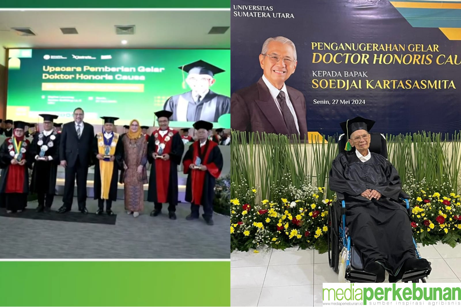 Soedjai Kartasasmita Mendapatkan Gelar Doktor Honoris Causa
