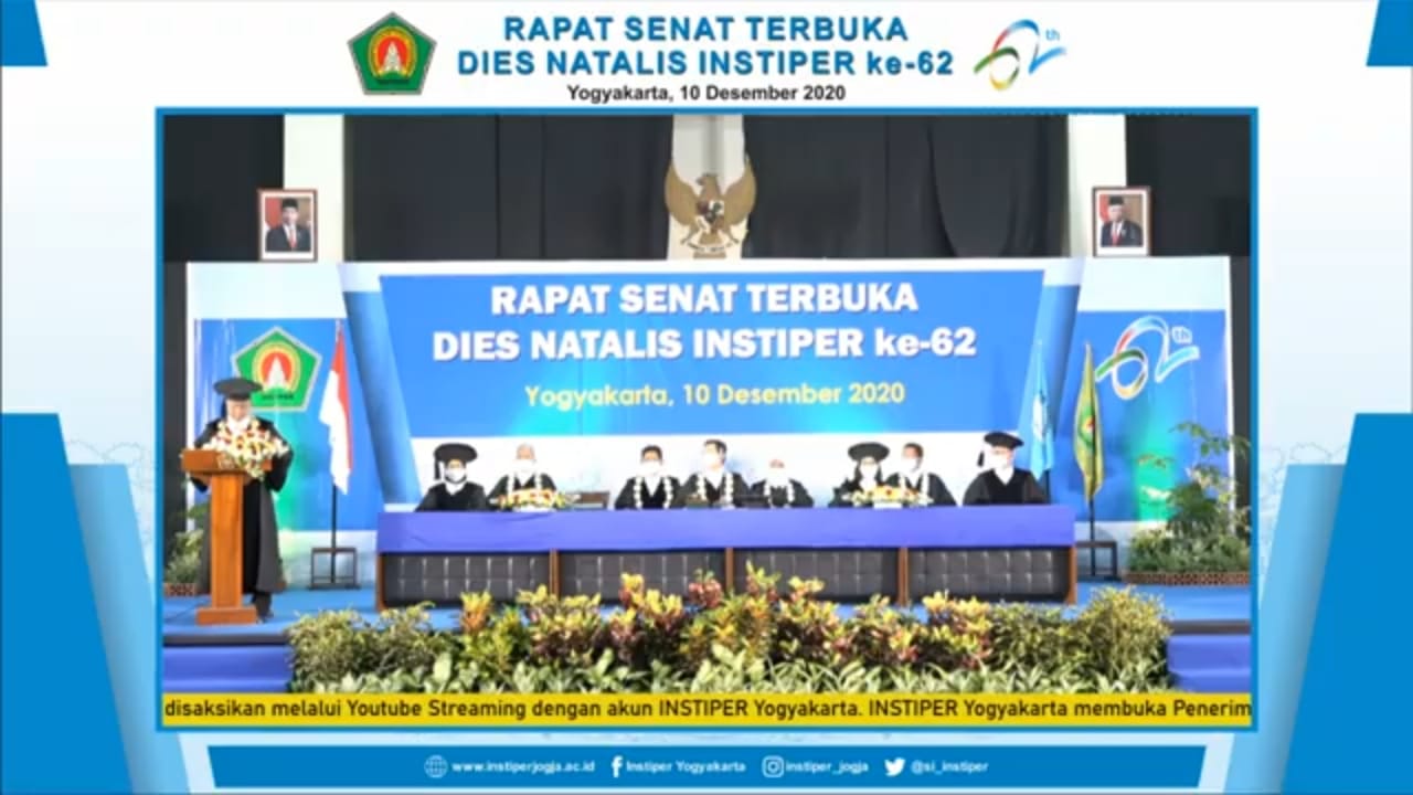 Instiper Rayakan Dies Natalis Ke-62 Secara Daring