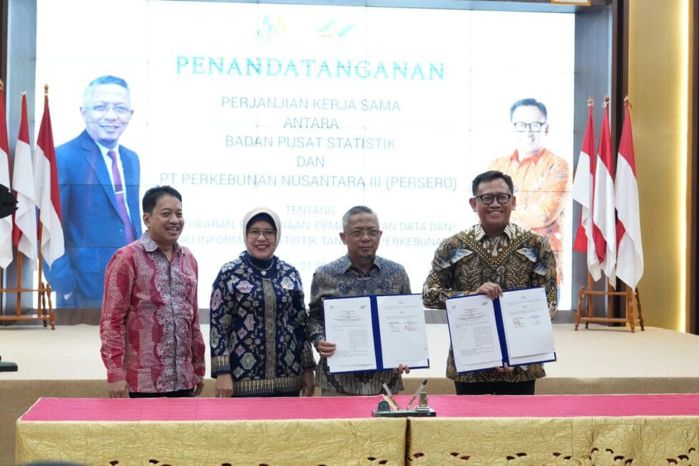 Holding PTPN III dan BPS Jalin Kerjasama, Ini yang Dituju!