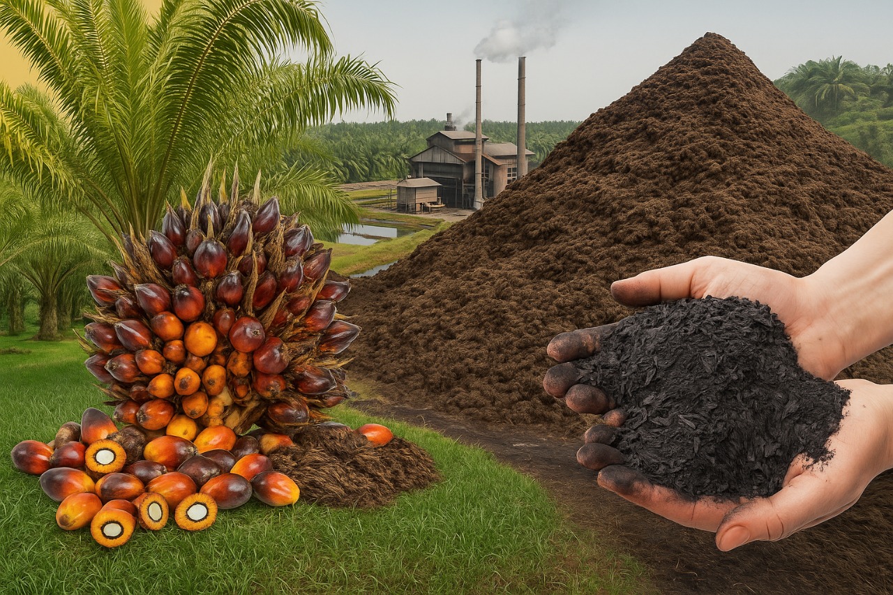 Biochar dari TKKS: Solusi Sirkular untuk Pertanian Berkelanjutan dan Energi Terbarukan