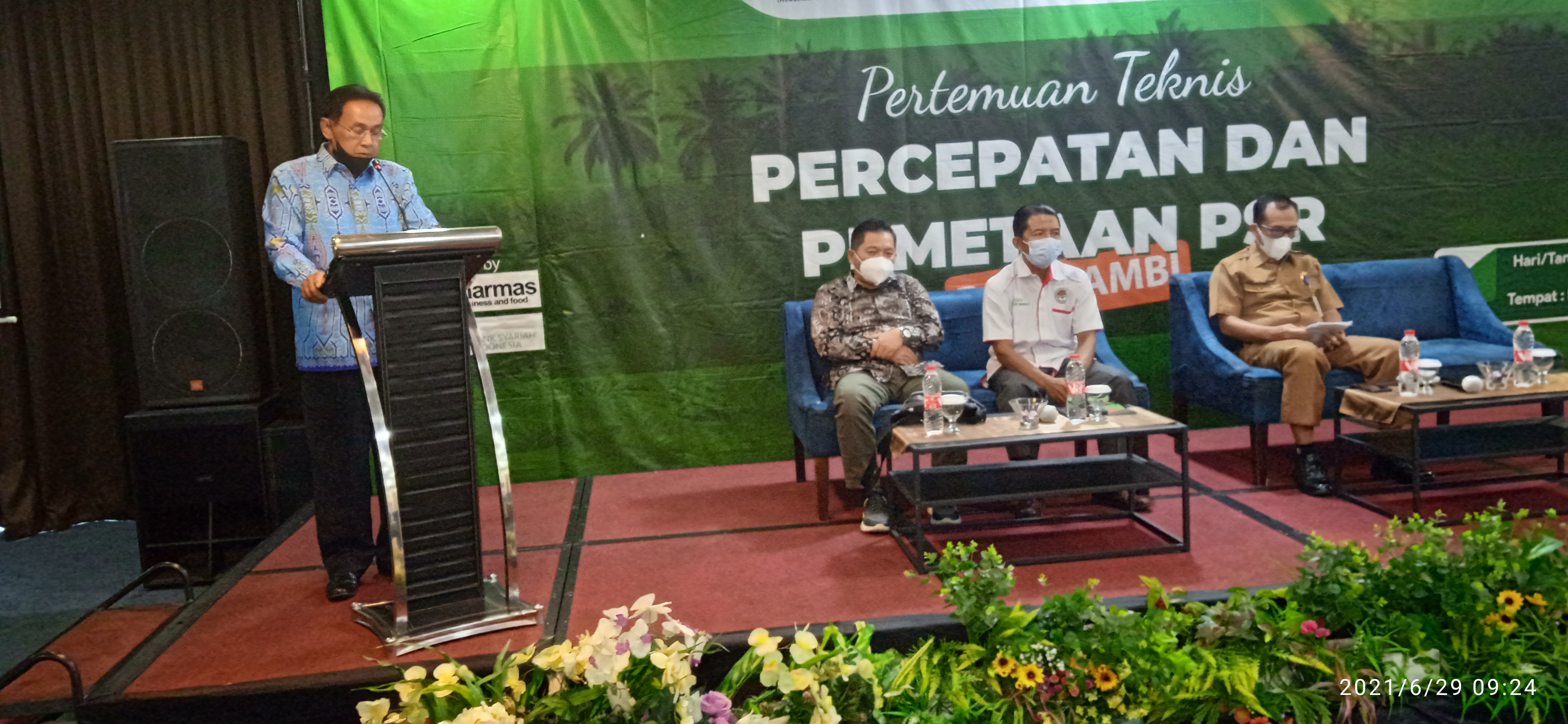 BPDPKS DAN ASPEKPIR ADAKAN PERTEMUAN TEKNIS PERCEPATAN PSR DI JAMBI