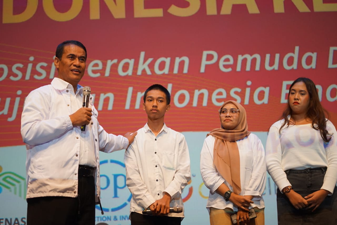 Mentan Ajak Pemuda Memperkuat Ketahanan Pangan Nasional Lewat Lahan Tidur