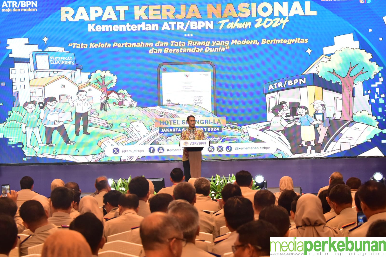 Mentan Mengajak Kemen ATR/BPN Memberikan Legalitas Jutaan Hektar Sawah