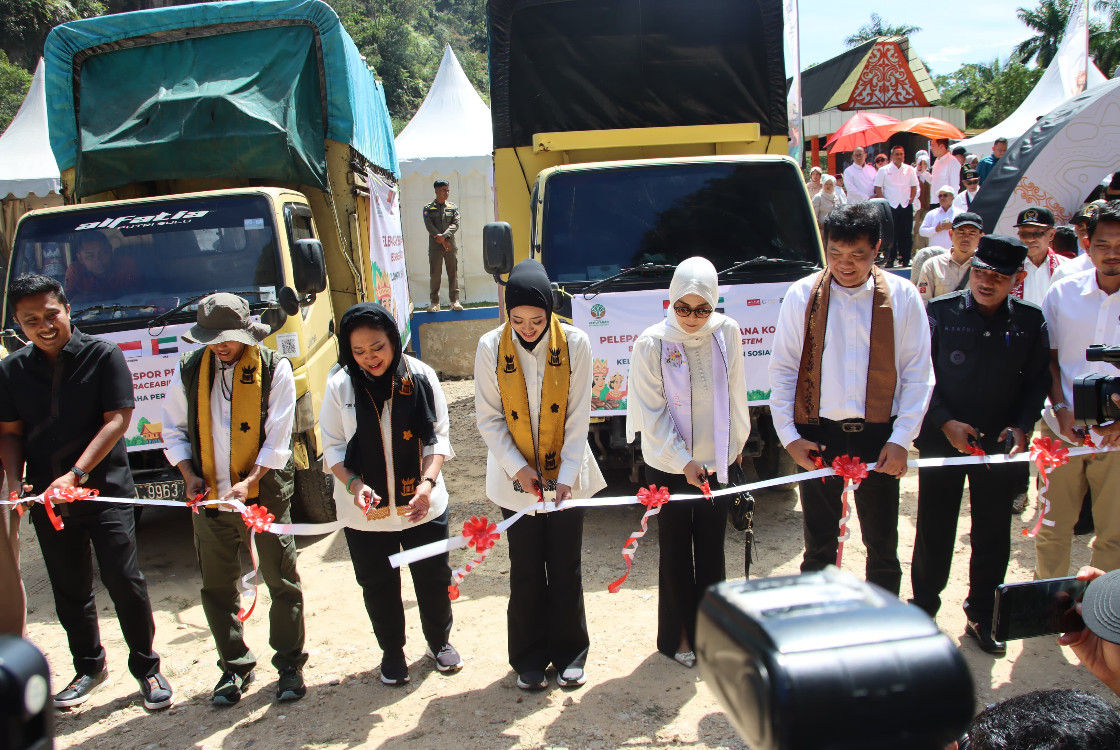 Putri Pak Harto Lepas 8 Ton Kopi Robusta Milik Petani ke Medan, Ini Tujuannya!
