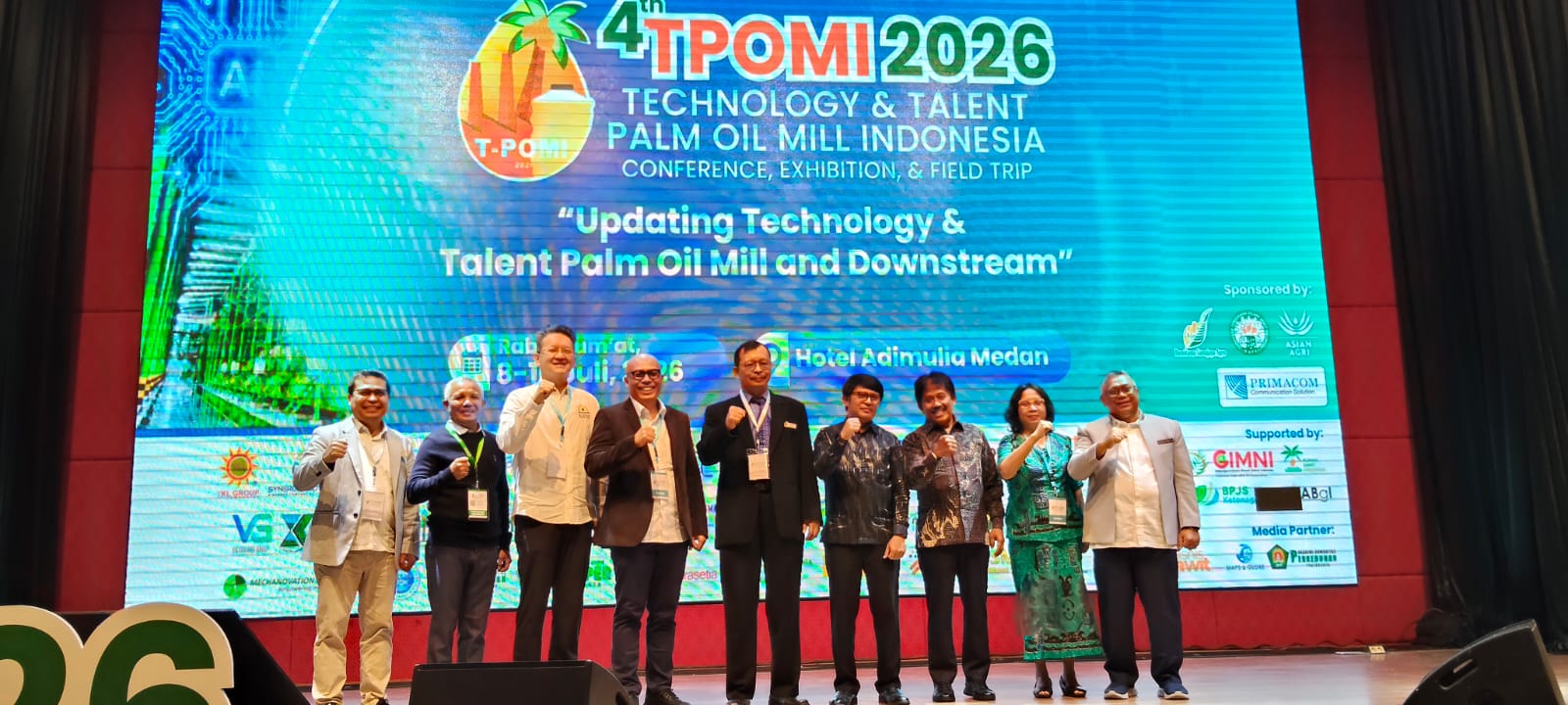 TPOMI 2026 Resmi Dibuka di Medan: Sinergi Teknologi dan SDM Siap Dorong Hilirisasi Sawit Menuju Indonesia Emas 2045