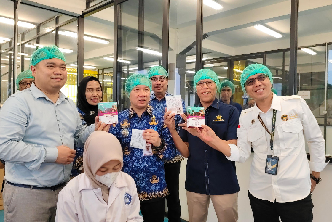 Sebanyak 6,3 Ton Kopi Bubuk Sangrai Lampung Diekspor ke Hong Kong