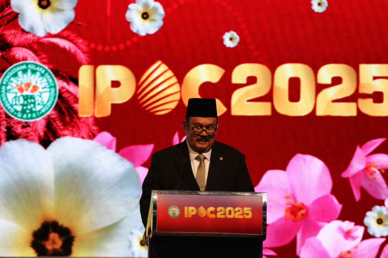 Menteri PPN/Kepala BAPPENAS di IPOC 2025 Tegaskan Sawit Harus Jadi Jembatan Kemanusiaan