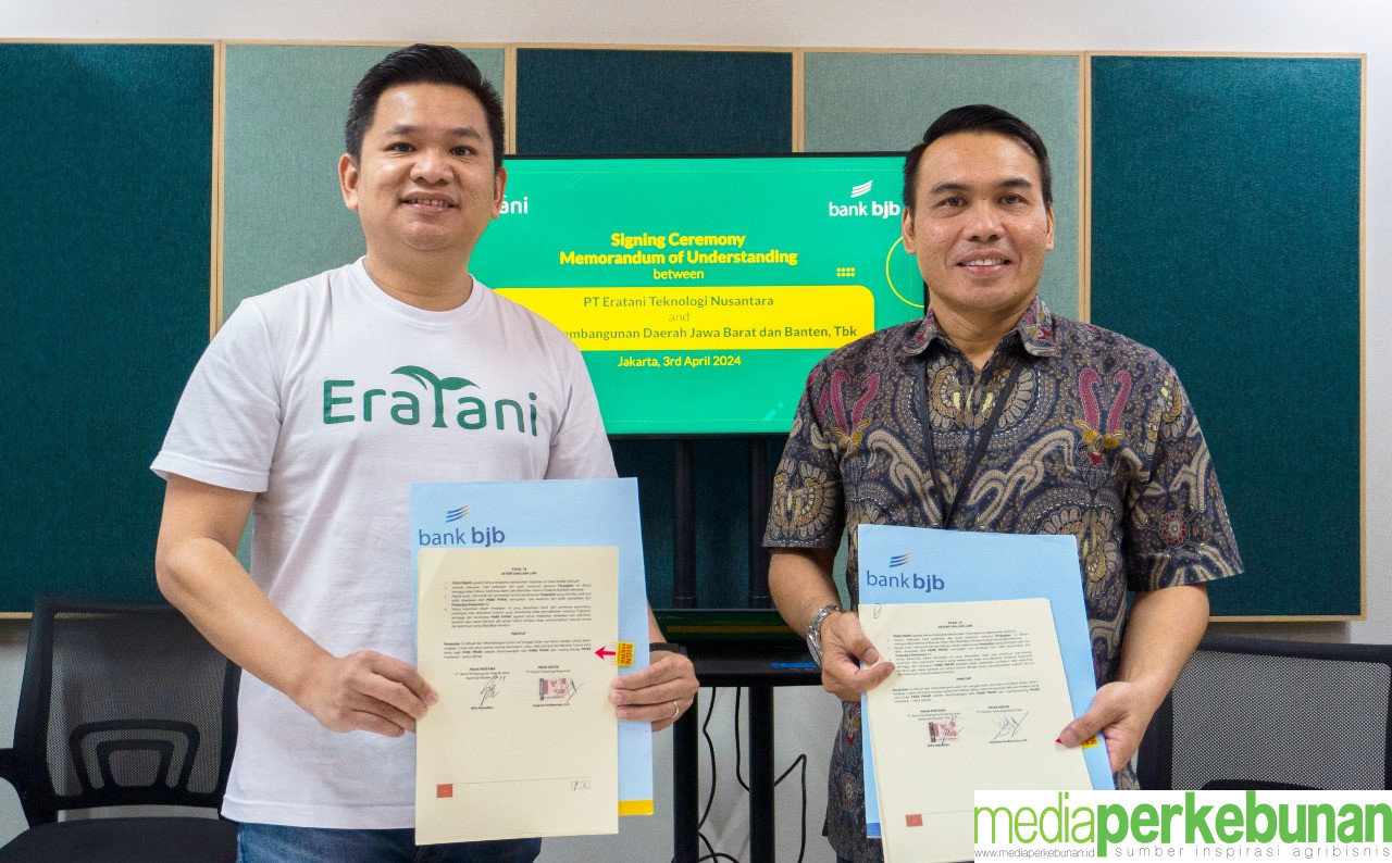 Eratani Jalin Kemitraan dengan Bank BJB, Berikan Fasilitas Kredit ke Petani Hingga Rp100 Juta