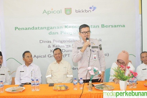 Komit Cegah Stunting, Apical Gandeng Dinas Pengendalian Penduduk dan Keluarga Berencana