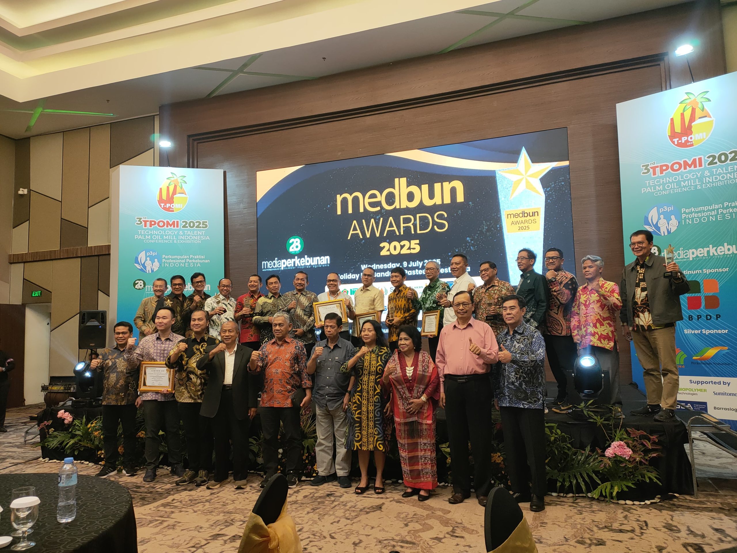 Medbun Awards 2025 Kembali Beri Apresiasi pada Inovator dan Penggerak Transformasi Perkebunan Indonesia