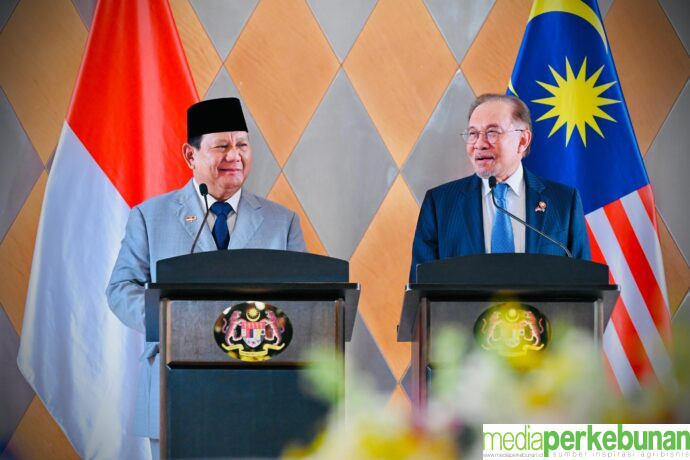 Presiden Prabowo Subianto dan PM Anwar Ibrahim Singgung Sawit