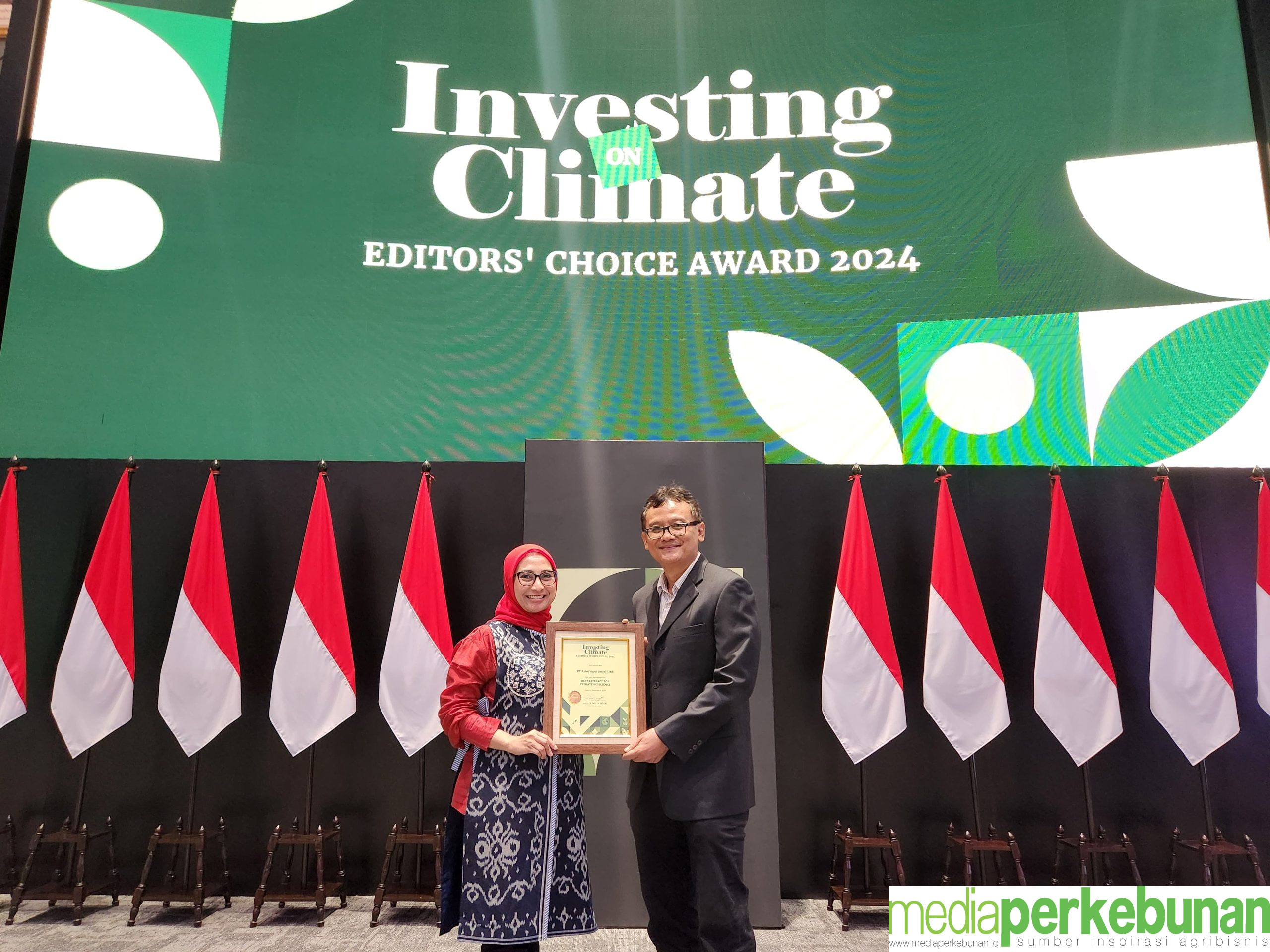 Upaya Astra Agro Lestari Jaga Ekosistem Mendapatkan Penghargaan Investing on Climate