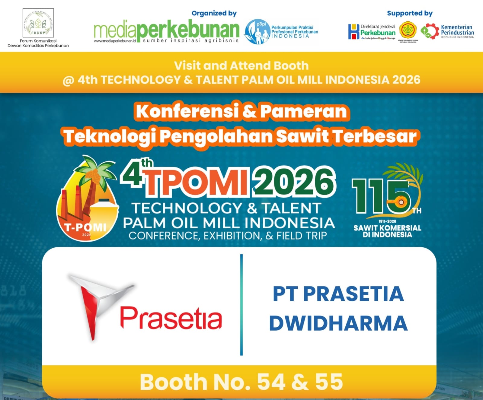 TPOMI 2026: Dukung Program Biodiesel, PT Prasetia Dwidharma Hadirkan Inovasi IMAGINA