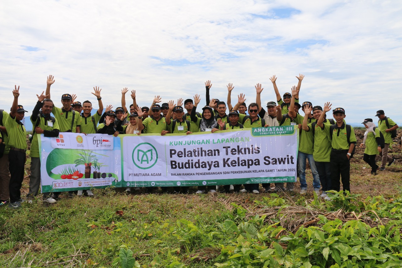 Laksanakan Program SDM-PKS BPDP, BPI Ajak Petani ke PT Mutiara Agam yang Produksinya 40 ton/Ha/Tahun