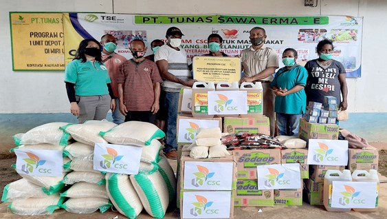 KORINDO GROUP BANTU SEMBAKO KAMPUNG MIRI DAN DUSUN TAMUN TUNAS, BOVEN DIGOEL