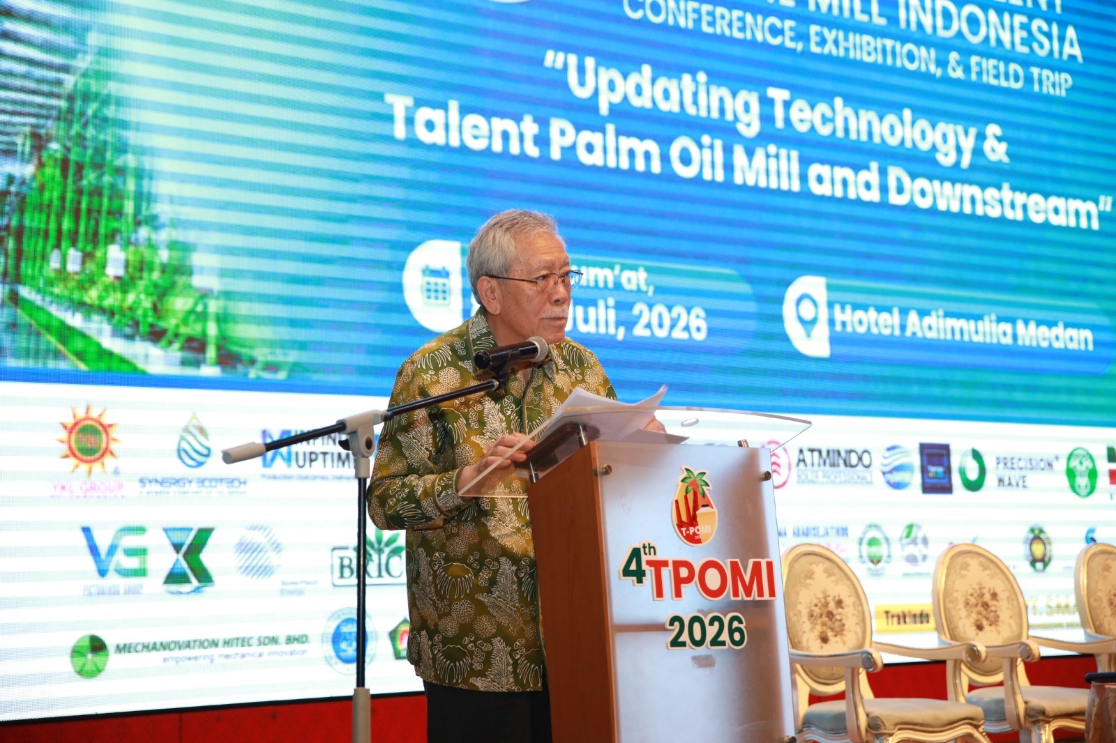 TPOMI 2026, Prof. Bungaran Saragih: Perjuangan Sawit Indonesia Bukan Lagi Volume, Melainkan Kepercayaan Dunia