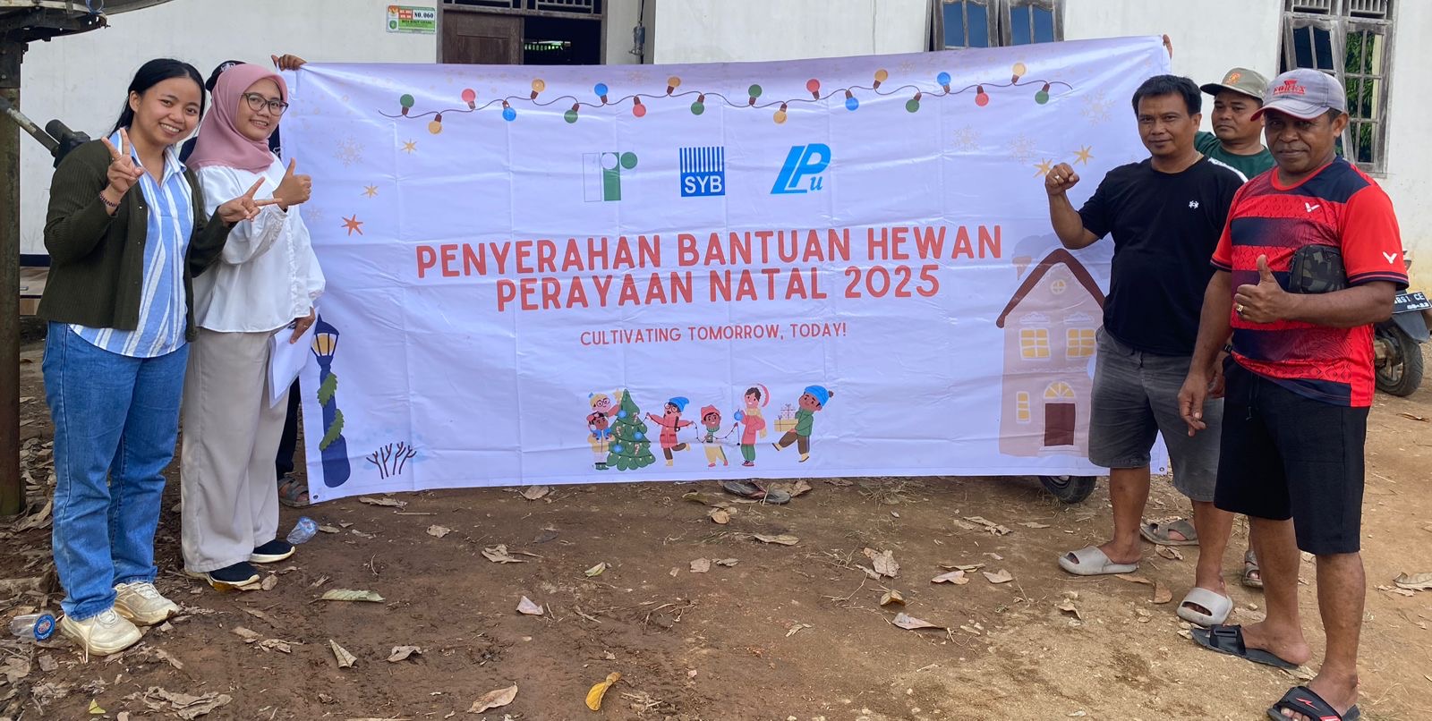 Sambut Natal, PT REA Kaltim Plantations Salurkan 33 Ekor Hewan di 10 Desa Binaan