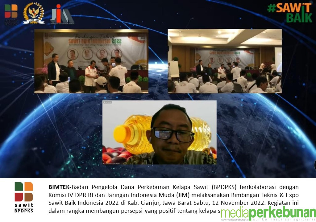 BPDPKS-KOMISI IV DPR RI Gelar Bimtek Sawit Baik di Cianjur